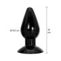 Buttplug Large dilatatore anale fallo liscio e morbido Extreme