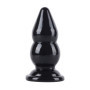 Buttplug Balls dilatatore anale dildo liscio nero Extreme large