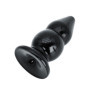 Buttplug Balls dilatatore anale dildo liscio nero Extreme large