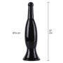 Buttplug anale fallo liscio nero dilatatore anale big 27 cm