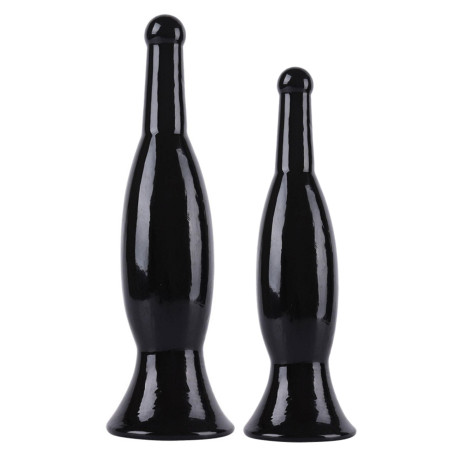 Buttplug anale fallo liscio nero dilatatore anale big 27 cm