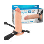 Fallo realistico indossabile pene strap-on 6" stimolatore vaginale anale in silicone