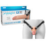 Fallo realistico indossabile pene strap-on 6" stimolatore vaginale anale in silicone