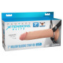 Fallo realistico pene indossabile strap-on 7" stimolatore vaginale anale in silicone morbido