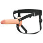 Fallo realistico pene indossabile strap-on 7" stimolatore vaginale anale in silicone morbido