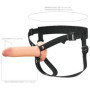 Fallo realistico pene indossabile strap-on 7" stimolatore vaginale anale in silicone morbido