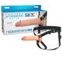 Fallo realistico pene indossabile strap-on 7" stimolatore vaginale anale in silicone morbido