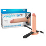 Fallo realistico pene indossabile strap-on 7" stimolatore vaginale anale in silicone morbido