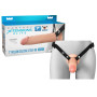 Fallo realistico pene indossabile strap-on 7" stimolatore vaginale anale in silicone morbido