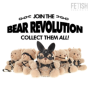 Portachiavi gadget divertente erotico Teddy Bear Mishka Collection