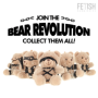 Portachiavi divertente Winnie Teddy Bear Collection gadget orsacchiotto sexy