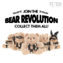 Portachiavi erotico divertente Bongo Tddy Bear Collection gadget orsacchiotto erotico