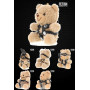 Portachiavi erotico divertente Bongo Tddy Bear Collection gadget orsacchiotto erotico