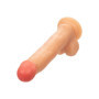 Dildo realistico con testicoli stimolatore anale vaginale pene finto morbido