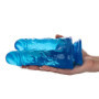 Fallo realistico jelly doppio con ventosa stimolatore anale vaginale morbido