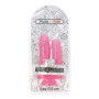 Dildo doppio realistico jelly con ventosa fallo morbido stimolatore anale vaginale 17,5 cm