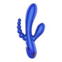 Vibratore Tripla Stimolazione Clitoride Anale Vaginale