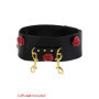Cintura Bondage in pelle accessorio costrittivo sadomaso con ganci accessorio fetish