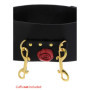 Cintura Bondage in pelle accessorio costrittivo sadomaso con ganci accessorio fetish