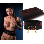 Cintura Bondage in pelle accessorio costrittivo sadomaso con ganci accessorio fetish