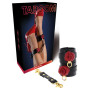 Cavigliere bondage in pelle costrittivo fetish ankle cuffs regolabile