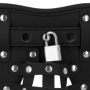 Cintura di castità uomo con luchetto costrittivo BDSM accessorio bondage