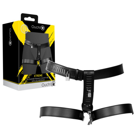 Cintura di castità per donna BDSM regolabile con luchetti accessorio fetish