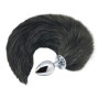 Plug anale in metallo con coda Fox Tail small size dilatatore anale