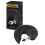 Plug anale in metallo con coda Fox Tail small size dilatatore anale