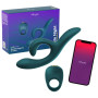 Set erotico anello vibrante e vibratore rabbit in silicone sex toys per la coppia con app Special Edition Set
