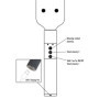 Paddle Electroschock con 2 intensità accessorio bondage sculacciatore elettrico ricaricabile bdsm