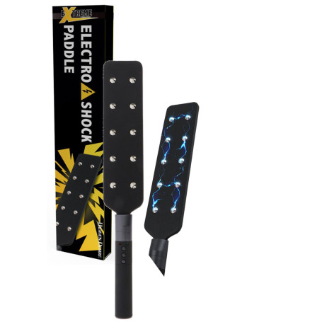 Paddle Electroschock con 2 intensità accessorio bondage sculacciatore elettrico ricaricabile bdsm