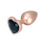 Plug Anale Dilatatore design Con Cuore Oro