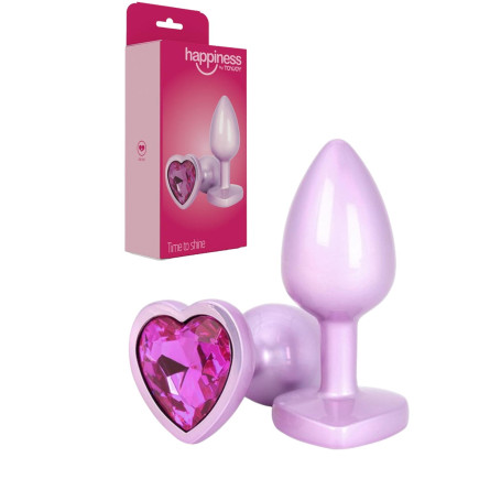 Plug Stimolatore Anale Con Cuore Rosa