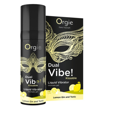 Lubrificante commestibile gel intimo effetto vibrante gusto Gin and Tonic gel stimolante sessuale