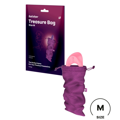 Borsa per sextoys Satisfyer Toy bag Violett size M