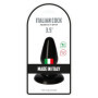 Plug anale nero dildo anal butt con ventosa mini fallo dilatatore