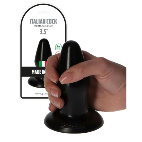 Plug anale nero dildo anal butt con ventosa mini fallo dilatatore