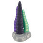 Dildo creature triplo tentacolo realistico in silicone multicolor stimolatore anale vaginale