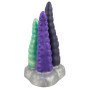 Dildo creature triplo tentacolo realistico in silicone multicolor stimolatore anale vaginale