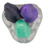 Dildo creature triplo tentacolo realistico in silicone multicolor stimolatore anale vaginale