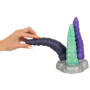Dildo creature triplo tentacolo realistico in silicone multicolor stimolatore anale vaginale