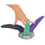 Dildo creature triplo tentacolo realistico in silicone multicolor stimolatore anale vaginale