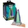 Dildo creature triplo tentacolo realistico in silicone multicolor stimolatore anale vaginale
