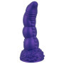 Dildo monster demone in silicone con ventosa con rilievi stimolatore vaginale anale