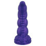 Dildo monster demone in silicone con ventosa con rilievi stimolatore vaginale anale
