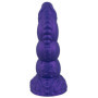 Dildo monster demone in silicone con ventosa con rilievi stimolatore vaginale anale