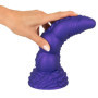 Dildo monster demone in silicone con ventosa con rilievi stimolatore vaginale anale