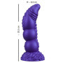 Dildo monster demone in silicone con ventosa con rilievi stimolatore vaginale anale