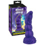 Dildo monster demone in silicone con ventosa con rilievi stimolatore vaginale anale